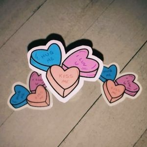 Conversation Heart Valentines Day Sticker